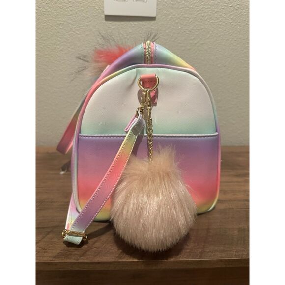 Under One Sky Kid NWOT Under One Sky ​​​Kid\'s Caticorn Tie-Dye Faux Fur Satchel